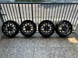 Velg OEM bawaan mobil Jazz R16 pcd 4x100 dan Ban
