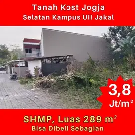 Di Jual Tanah Kost 500 Jt-an Selatan Kampus UII Kaliurang