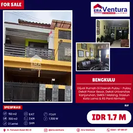 Rumah Di Daerah Pulau - Pulau, Dekat RS Panti Nirmala