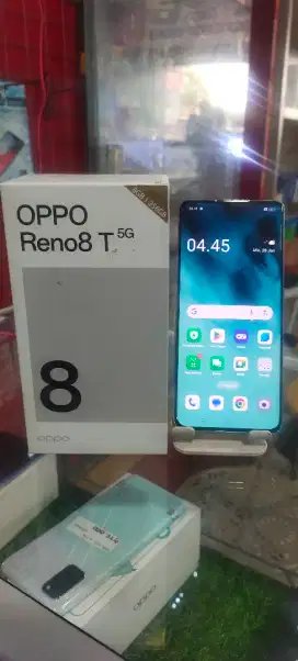Oppo Reno 8T 8GB / 256 GB Lengkap Dus Charger Mulus No Minus