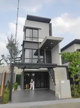 Termurah rumah 3 lantai nempel gading serpong