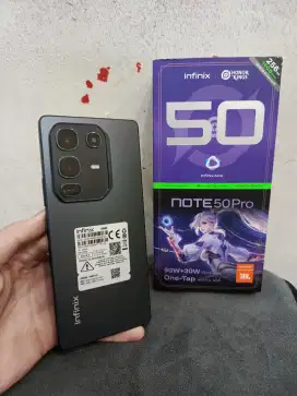Infinix Note 50 Pro 8/256 baru sebulan, Garansi Panjang, Mulus Likenew