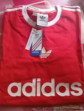Di jual kaos ringer tee adidas
