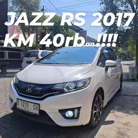 Honda Jazz RS CVT 2017 GK5 LOW KM ISTIMEWA!
