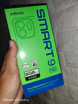 infinix smart 9 4/64 masih segel box baru garansi resmi