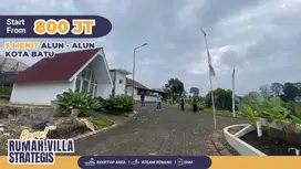 Villa Mewah SHM dengan Kolam Renang & Rooftop View Pegunungan di Batu