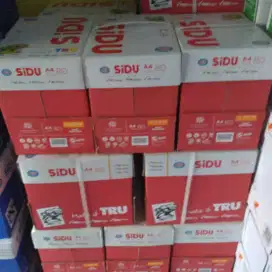 Pemborong kertas hvs paper one bola dunia sidu copy paper A4 75 A4 80