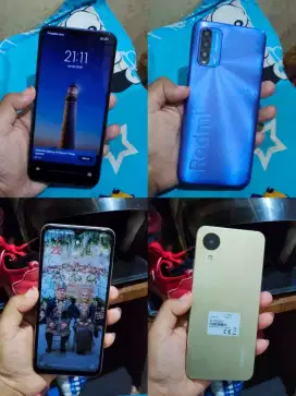 Redmi 9t ram 4+1/64 & Oppo a17k ram 3+4/64 Nomines