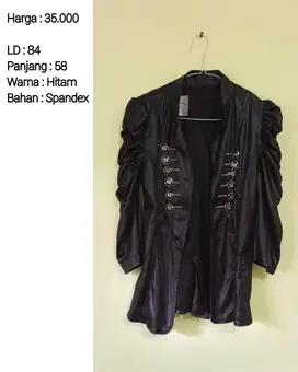 BLAZER KANCING KERUT