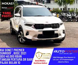 SUNROOF | Kia Sonet 1.5 AT Premier 5 seater AT putih 2021