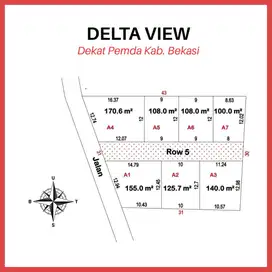 Kavling bojongmangu dekat mall deltamas dan AEON