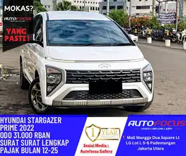 LOW Km asli | Hyundai Stargazer Prime 1.5 AT nik 2022 Putih