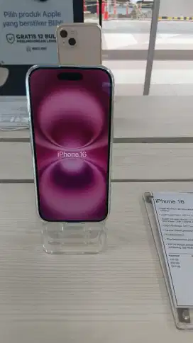 iPhone 16 128GB Bunga 0%