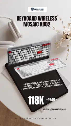 Keyboard wireless bluetooth KB02