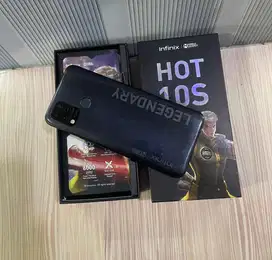 infinix Hot10s 4/64 fullset