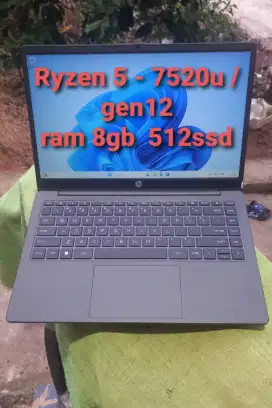 Laptop ryzen 5 8/512ssd