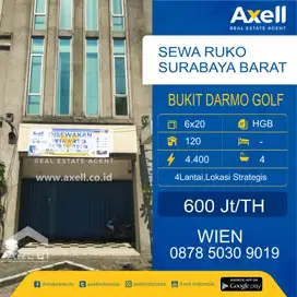Ruko Bukit Darmo Golf Disewakan