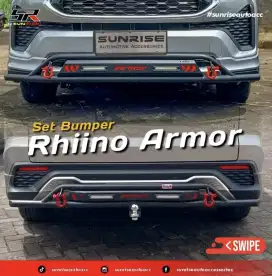 Paket Towing Armor + Tanduk Bumper Depan Innova Zenix
