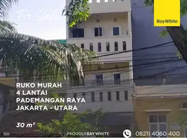 Ruko Pademangan - Pinggir Jalan Raya - 4 Lantai