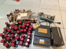 Mesin stempel flash 6lampu dan perlengkapannya