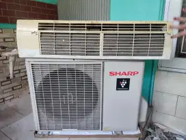 Jual AC Bekas SHARP 1 PK Outdoor&Indoor (bisa nego tipis)