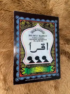BUKU IQRO' CARA CEPAT BELAJAR MEMBACA AL-QUR'AN