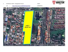Dijual Tanah Komersial Arief Rahman Hakim cocok Rumah Sakit Gedung