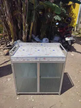 Dijual rak kompor rata 2 pintu rak kompor minimalis rak kompor rata