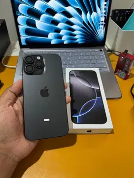 Iphone 16 promax 256gb ibox cc masi 4 bh 100 lengkap sampe nota