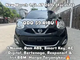 (97 JT!) Nissan New March 1.5L Automatic Hitam 2014