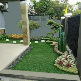 Jasa pembuatan taman kering taman vertical