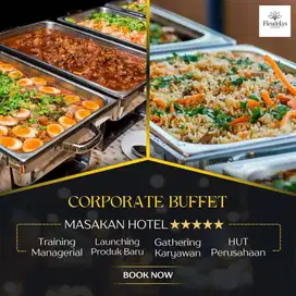 Buffet Catering Acara Kantor Mulai 50 Pax Masakan Ala Hotel Bintang 5