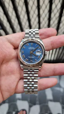 Rolex Datejust 36 18K WG Rolex Datejust Blue Dial Automatic