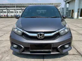 [DP 15JT] HONDA BRIO E CVT 2018 GREY ISTIMEWA ABU AT MATIC MODEL 2019