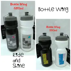BOTOL / BIDON / BOTTLE SEPEDA WING RIDE AND SHINE