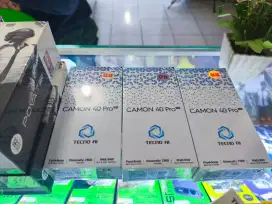 Tecno CAMON 40 PRO 5G 8+8/256gb baru segel box pabrikan promo spesial