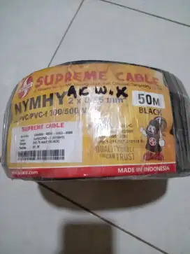 Kabel NYYHY 2x0.75. HITAM .supreme