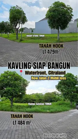 Dijual Tanah Kavling Citraland Waterfront 2 Jejer Siap Dibangun