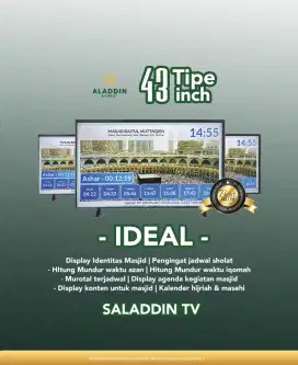 Jual aja Jam Digital TV Led