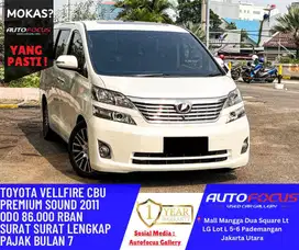 Toyota Vellfire 2.4 V AT CBU Fullspec Premium sound nik 2011 Putih