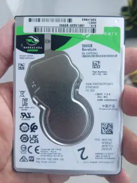 Hdd slim 2.5 Seagate barracuda 500 GB TDK 12bh blm dipake plus bonus