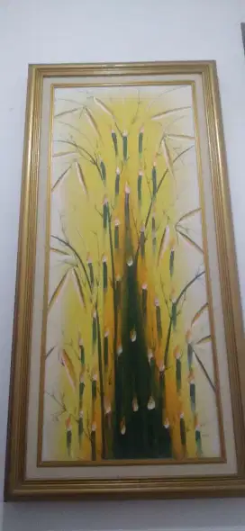 Jual lukisan bambu