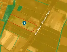 Di Jual  Tanah Strategis Jalan Ir Soekarno Kota Blitar