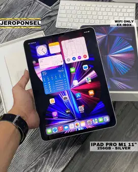 IPAD PRO M1 256GB EX IBOX SILVER MULUS LIKE A NEW GARANSI BH 88%