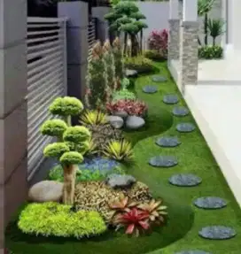 Jasa pembuatan taman kering taman vertical taman bermain dll #15