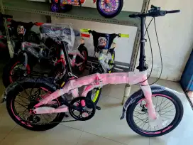 Sepeda Lipat 20 Inch NEW PHOENIX BY PACIFIC ( Gigi 7 Speed Rem Cakram