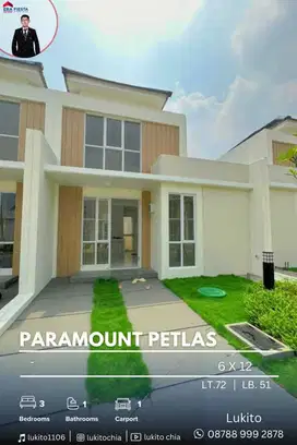 Disewakan Rumah Baru Ada Mezzanine Siap Huni di Paramount Petals