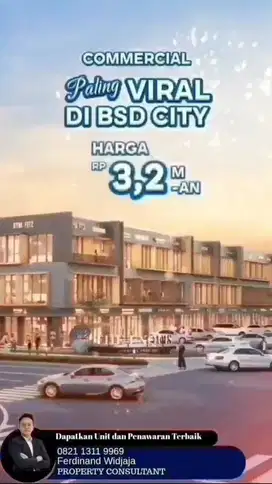 Ruko Hadap Jalan Exquis BSD Alam Sutera Gading Serpong