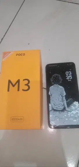 Jual Xiaomi Poco M3 4/64 fullset ada minus