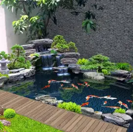 Jasa pembuatan kolam relif kolam ikan koi kolam air tebing dll #21